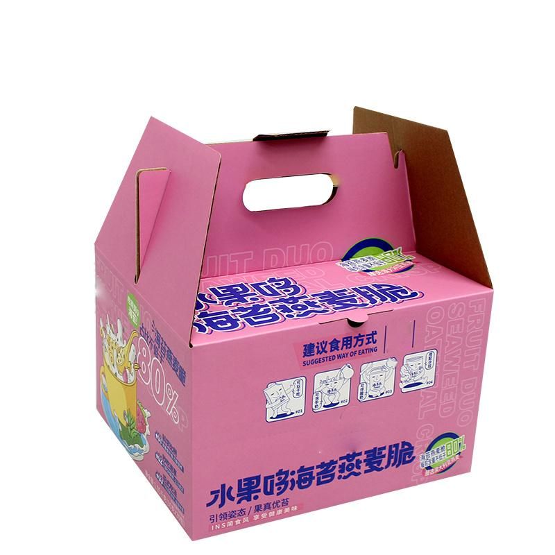 Custom Logo Corrugated Mailing Boxes Take Away Paper Box Display Corrugated Paper Box