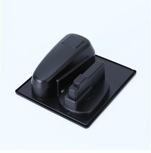 Custom Black PS Matt Thermoforming Plastic Blister Package Tray