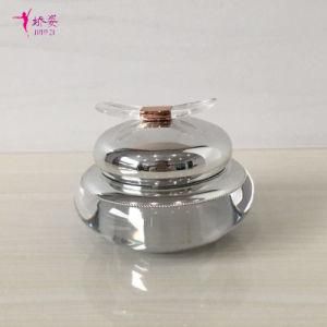 50g Round Shape Acrylic Cream Jars with Spatula for Skin Care Packaging