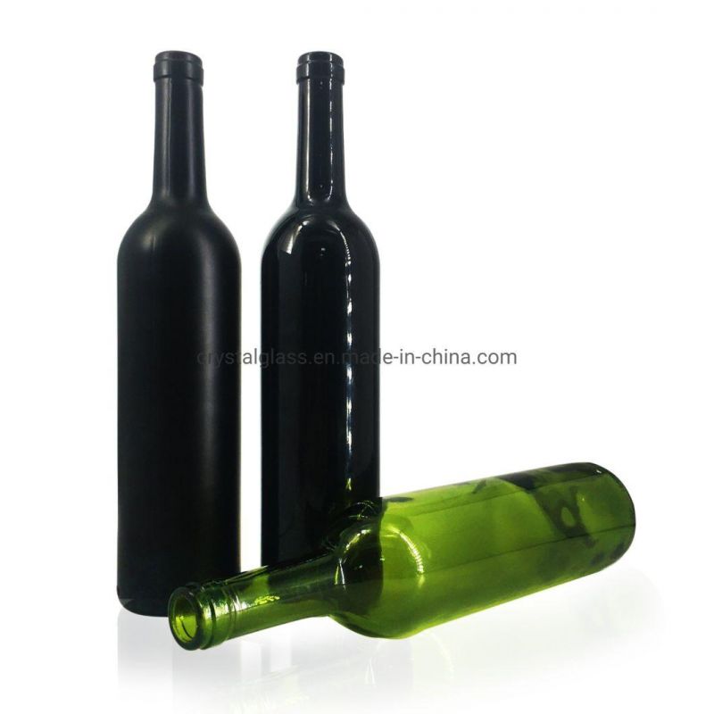 Wholesale Odd-Shaped Glass Wine Bottle 750 Ml 75cl 500 Ml 375 Ml 1L Brown Wine Glass Bottle