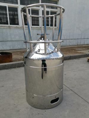 55 Gallon Lithium Battery Electrolyte Stainless Steel Barrels