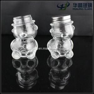 85ml 100ml Clear Empty Fancy Bear Shape Candy Glass Jar