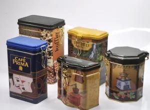 Printing Empty Tin Coffee Box Tea Can