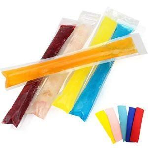 BPA Free Ice Pop Pouch Packaging Zip Top Ice Popsicle Mold Bag