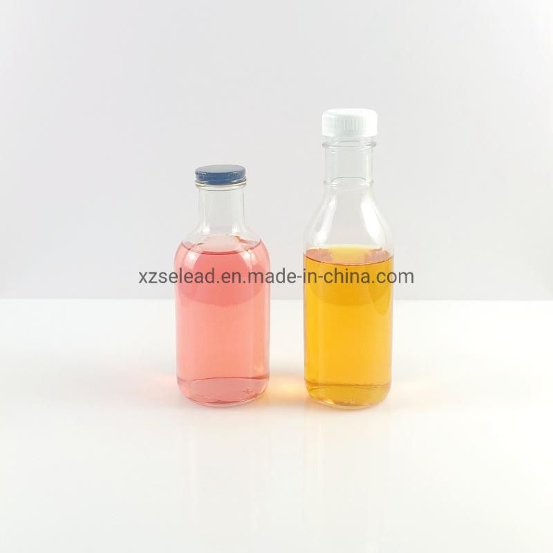 OEM Shaped Glass Coffee Bottle Sodas Bottle 500 Ml