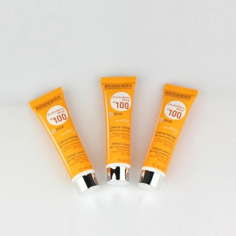 Cosmetic Laminated Aluminum BB/CC Cream Stock Packaging Tube with Flip Top Lid