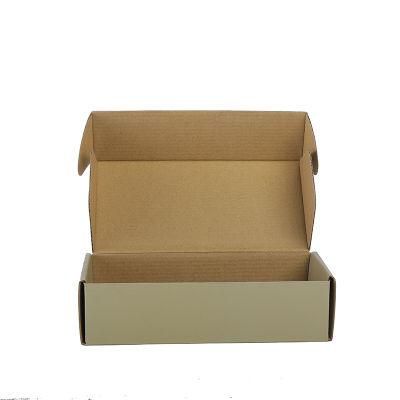 Eco Corrugated Paper Custom Printed Postal Mailing Flat Mailer Tuck Top Shipping Packaging Box