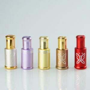 2021 New Electroplated 3ml Roller Ball Bottle Empty Essential Oil Perfume Glass Roll on Bottle