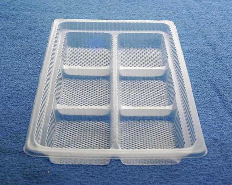Transparent cheap plastic tray hot selling biscuit  tray PET plastic tray wholesale