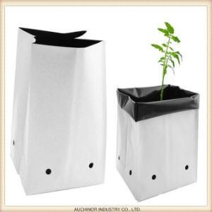 Biodegradable and Compostable Black Poly Vented Plant Tree Seedling Bag