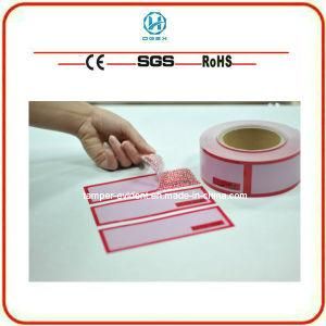 Security Tamper Evident Sealing Tape/Security Void Sticker