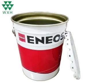 25L Paint Tin Bucket with Metal Hoop Lid