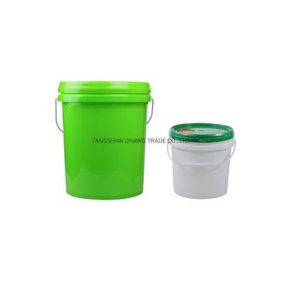 High-Quality Round Plastic Barrel with Handle for Engine Oil Gear Oil Antifreeze Coolant Mortar