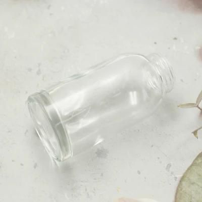 Clear Glass Dispenser Bottle with Pump for Shampoo and Shower