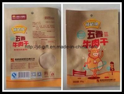 Food Packaging Kraft Paper Bag with Window