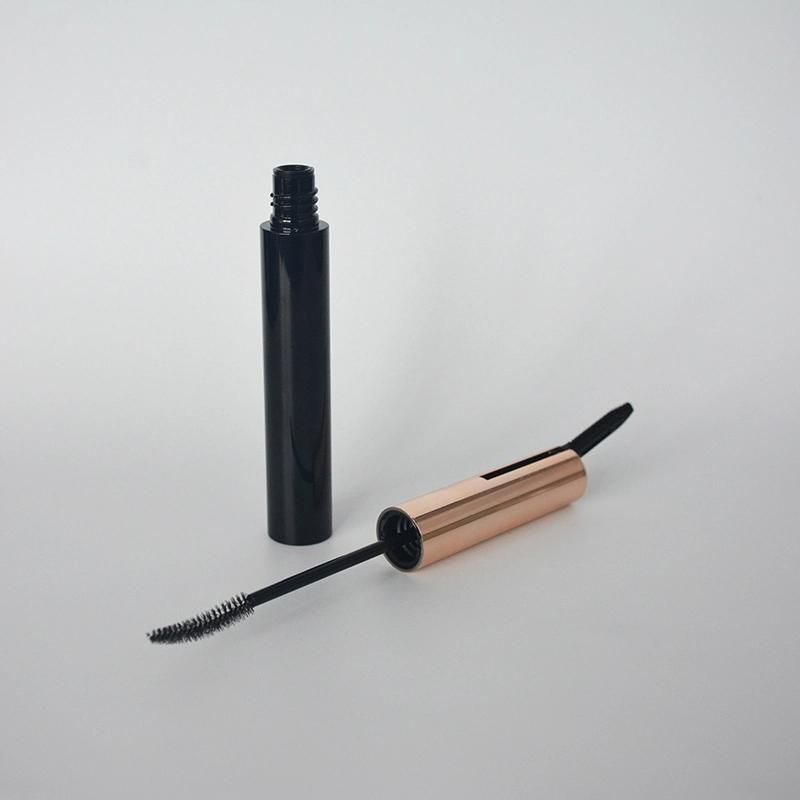 Bamboo Empty Mascara Tube for Cosmetics Skin Care Round Aluminium Mascara Tube Rose Silver Mascara Container