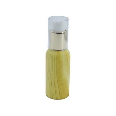 80ml Bamboo Lotion Bottle Mini Cosmetic Container for Facial Care Eye Cream Packaging Custom Pet Plastic Cosmetic Packaging