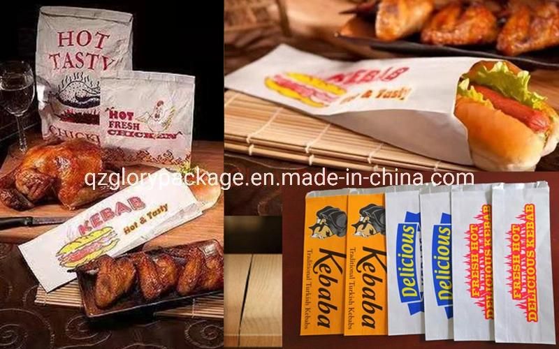 Food Packing Hamburger Packaging Bags Kebab Chicken Beef Bags