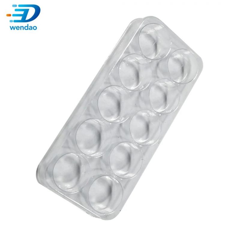 Customized Vacuum Formed Velvet Plastic Cosmetic Blister Insert PS Flocked VAC Packaging Tray for HGH Package