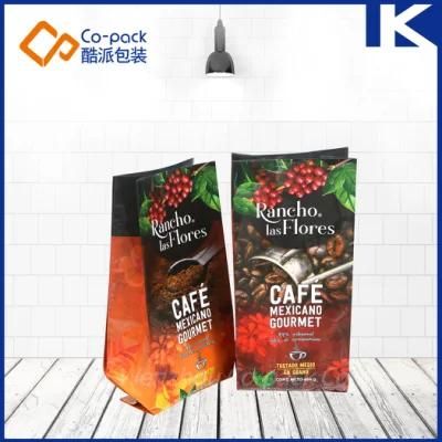Glossy Laminated Plastic Coffee Packaging Bag
