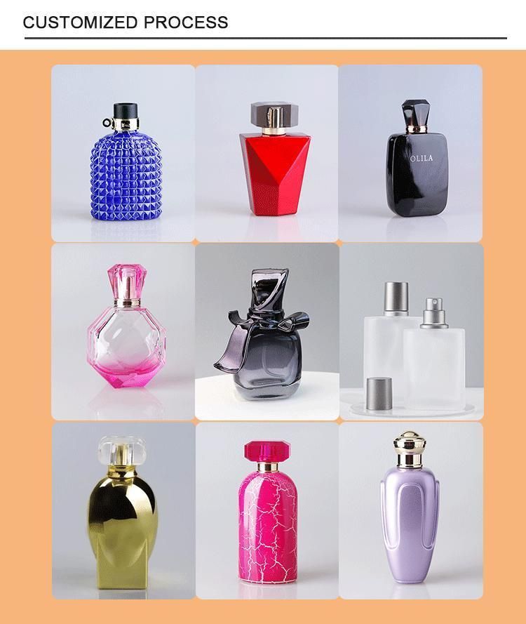 Custom Luxury Unique Perfume Bottles Rectangle Bottle Perfume Glass Bottles 100ml