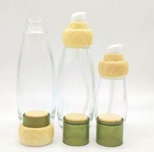 Clear Glass Bottle for Facial Cream 120ml
