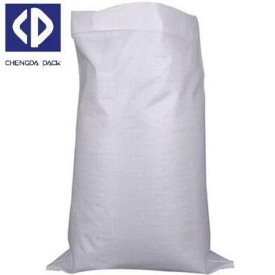 White 50kg PP Woven Sack Bags Manufacturer for Pack Sugar Flour Fertilizer Feed