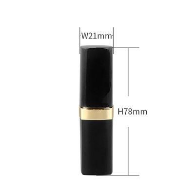 Luxury Fancy Make Your Own Brand DIY Glod Black Cosmetic Lip Balm Container Empty Lipstick Tube