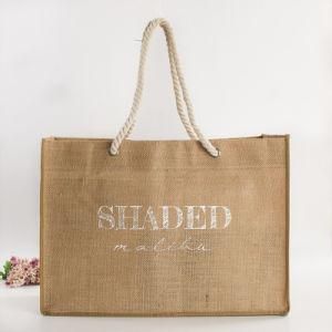 Customizable Eco Friendly Jute Bag Logo