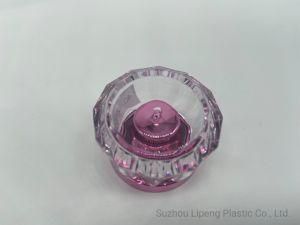 D40 Pink-Plating Screw Lid/Cap for PE Tube Diamond Shape