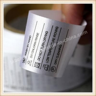 Slik Screen Printing Custom Label for Clothing