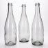 Vista Stock 750ml Normal Flint Green Transparent Antique Green Wine Champagne Glass Bottle with Cork Top