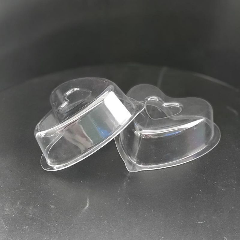 Clear Heart Shape Plastic Box Blister Small Tray