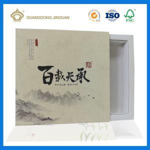 Food Grade Paper Gift Packaging Box with Drawer for Tea
