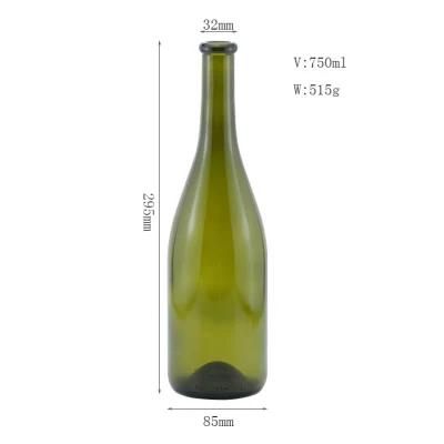 750ml Champagne Brandy Wine Glass Bottles