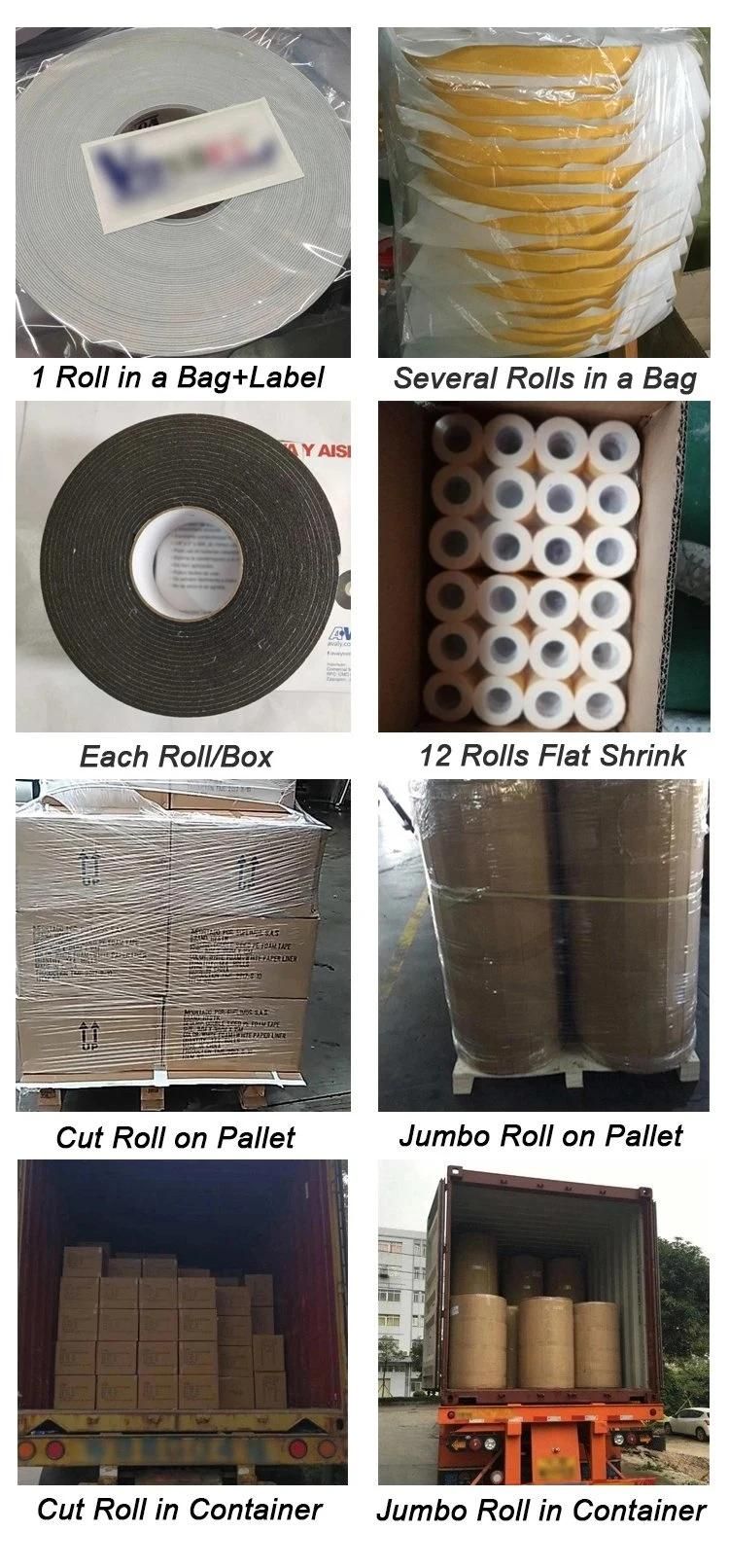 Tissue Paper Release or Liner Film Single Sided PE Foam Tape