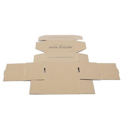 Brown Kraft Paper Box Custom Logo Printed Packing Box