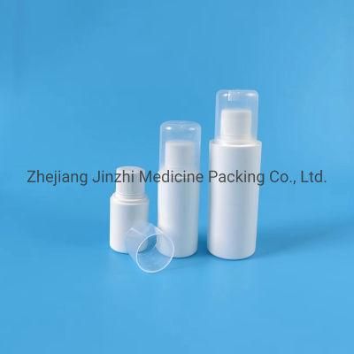 CE/FDA Approved HDPE Plastic Bottles with 50ml Measuring Cup, Pharmaceutical Bottle, Syrup Bottles, Oral Liquid Bottles Measuring Cup Bottle