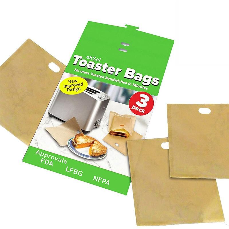 FDA/LFGB Approved Dishwasher Safe Eco Friendly Sandwich Bags