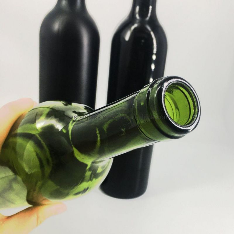 Wholesale Odd-Shaped Glass Wine Bottle 750 Ml 75cl 500 Ml 375 Ml 1L Brown Wine Glass Bottle