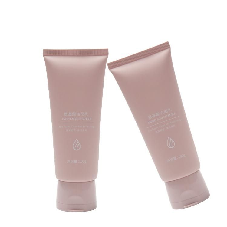 PE Plastic Matte Pink/White/Black Cream Soft Tube Facial Cleanser Tube Hand Lotion Tube