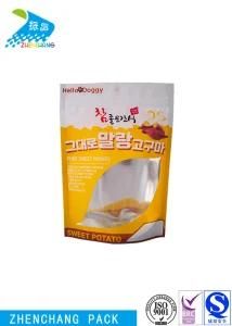 Food Grade High Barrier Plastic Bag Printed Stand up Pouch with Transparent Window