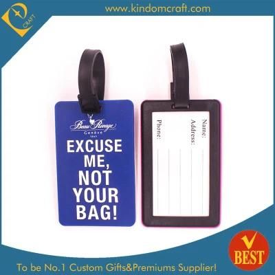 2015 Fashion Hotsale Custom PVC Luggage Tag