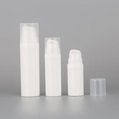 Free Sample Black Airless Plastic Bottle Cosmetic PP Bottle 30ml 50ml 80ml 100ml 120ml 150ml with Pump