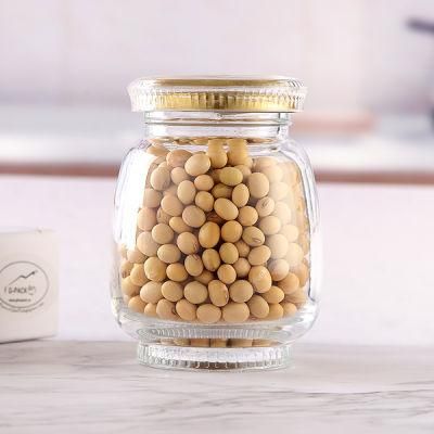 375ml Flint Glass Jar Packing Glass Jar with Screw Cap