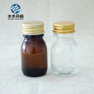 30ml Clear Amber Glass Bottle for Syrup Pharmaceutical Medicine Bottle with Screw Cap