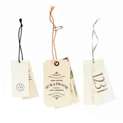 High Quality Custom Printing UHF RFID Smart Clothing Label Hang Tag for Apparel