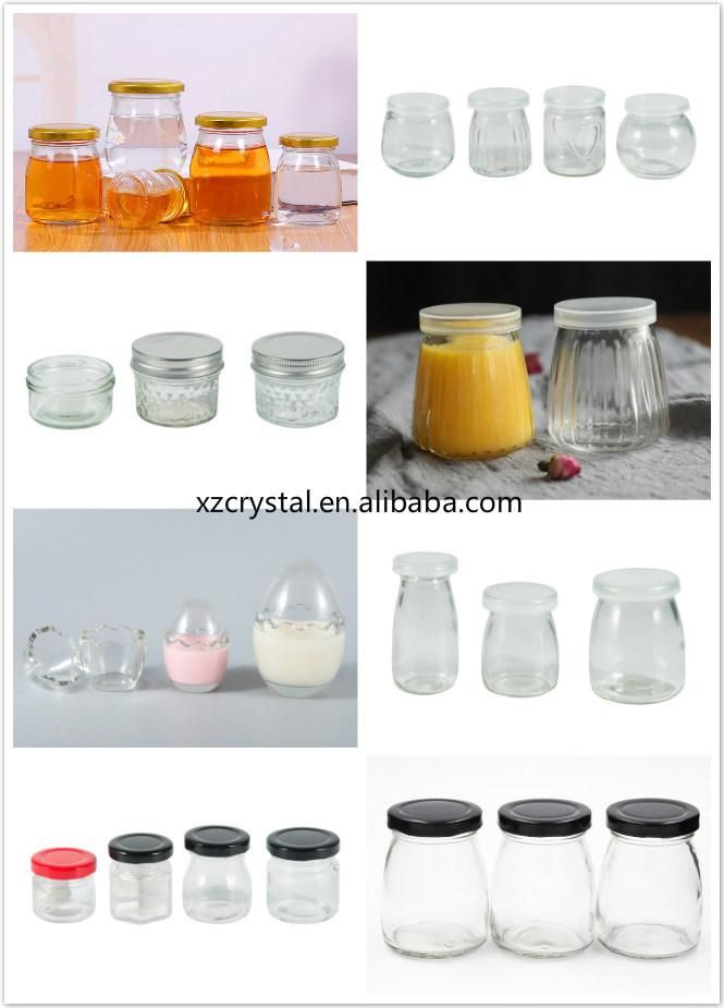 Sealed Glass Storage Jars Glass Hexagon Honey Food Jam Jelly Jar Container 500/1000ml