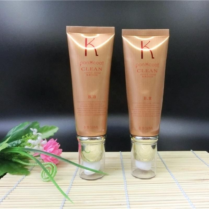 High Glossy Aluminium Plastic Cosmetic Tube Clear Tube with Lid