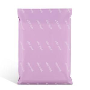 OEM/ODM Design Custom Printed Shipping Packaging Personalized Text Pink Color Mailing Bag for E-Commerce